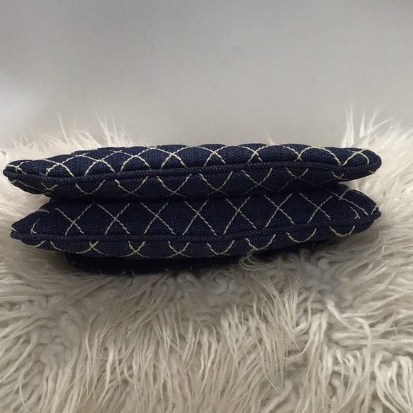 Vera Bradley Quilted Denim Mini Shoulder/Clutch Bag - Picture 7 of 13